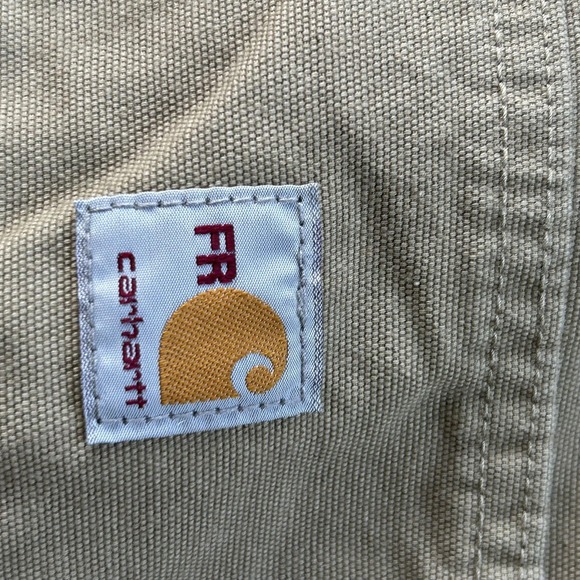 Carhartt FR Pants Mens 32x30 Beige FRB240 Original Fit Flame Resistant Cargo - Picture 14 of 16